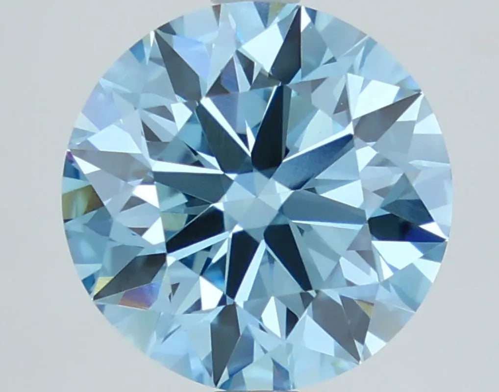 DovEggs 2.990ct Round F.V.Blue VVS2-LAB GROWN DIAMOND-LHC05A3