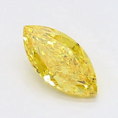 DovEggs 0.420ct Marquise F.V.Yellow VS1-LAB GROWN DIAMOND-LSJ03F15