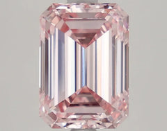 DovEggs 3.040ct Emerald F.I.Pink VVS2-LAB GROWN DIAMOND-LEG19A12
