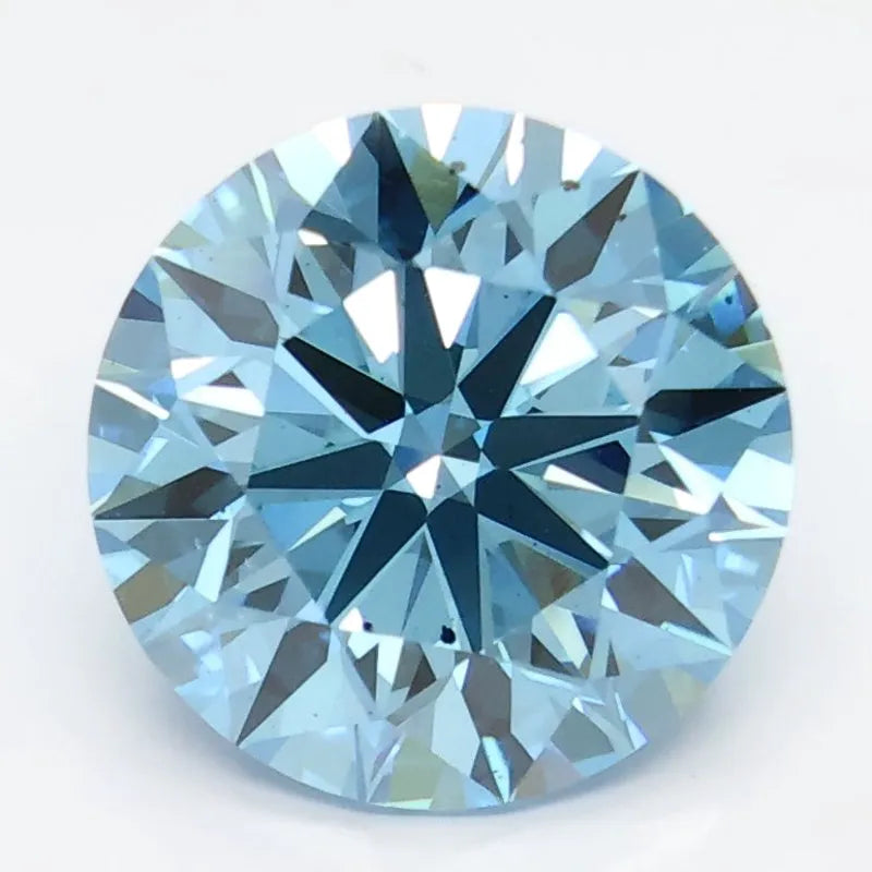 DovEggs 4.050ct Round F.V.Blue SI1-LAB GROWN DIAMOND-LHC06A3