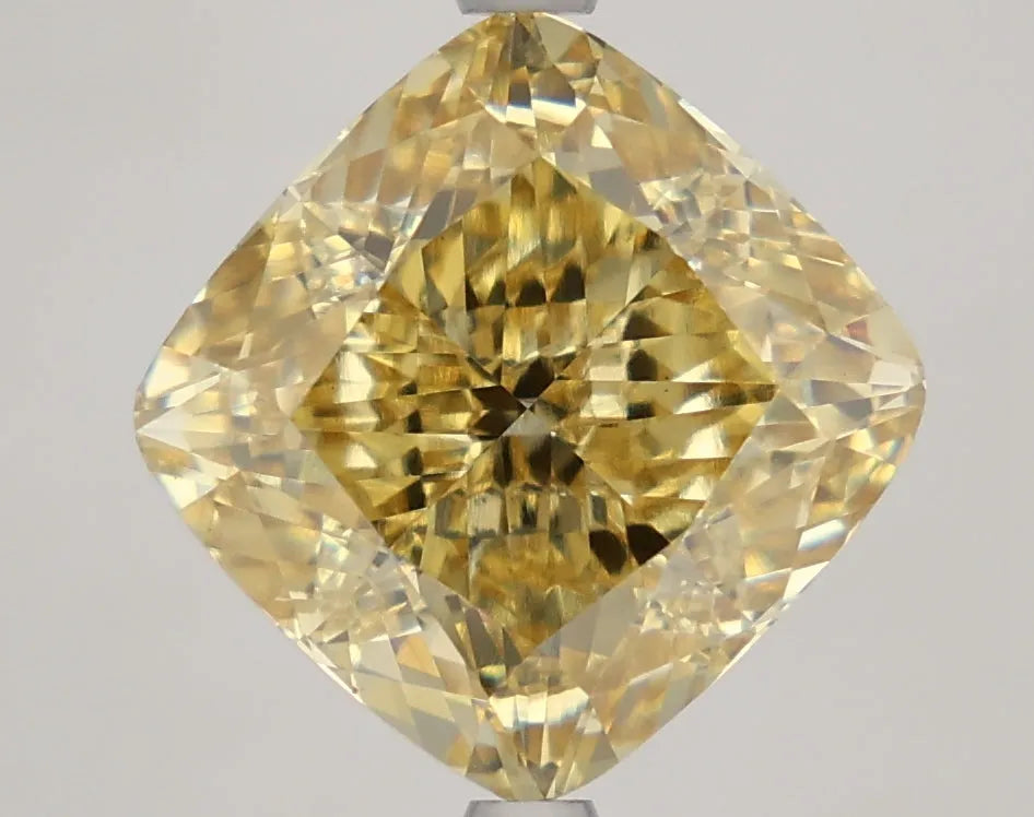 DovEggs 5.550ct Cushion F.I.Yellow VS1-LAB GROWN DIAMOND-LKJ05A39
