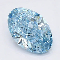 DovEggs 0.950ct Oval F.V.Blue VS2-LAB GROWN DIAMOND-LHQ30A73