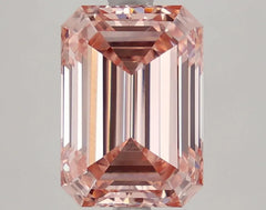 DovEggs 3.610ct Emerald F.I.Pink VVS2-LAB GROWN DIAMOND-LHC28A17