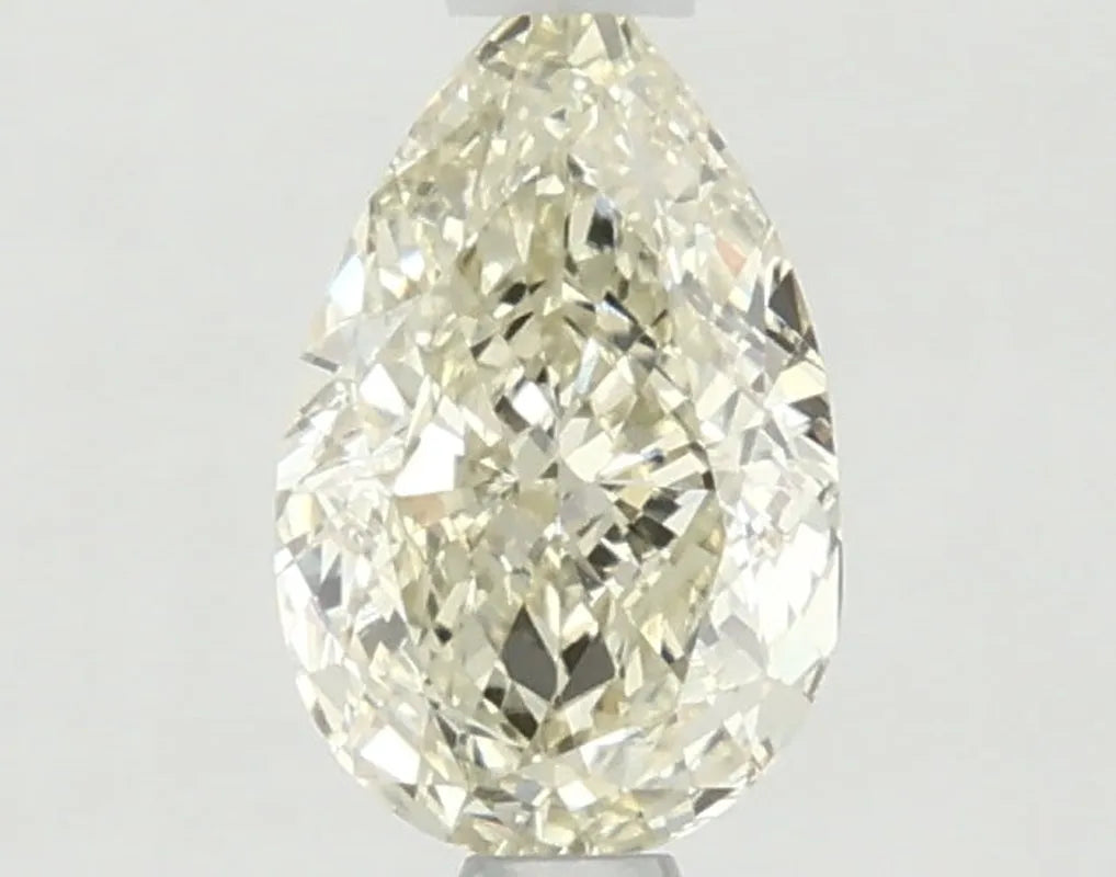 DovEggs 1.060ct Pear F.V.Yellow VVS2-LAB GROWN DIAMOND-LKJ07A63