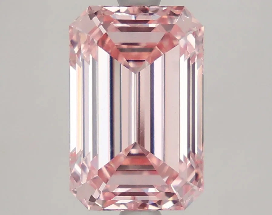 DovEggs 3.620ct Emerald F.I.Pink VVS2-LAB GROWN DIAMOND-LFD20A11