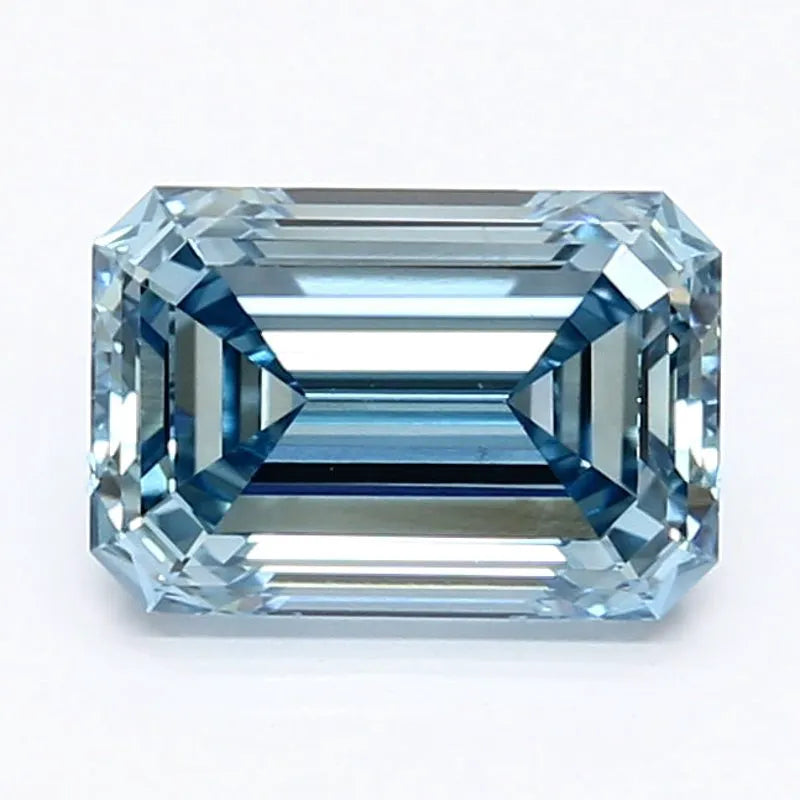 DovEggs 1.620ct Emerald F.V.Blue VS1-LAB GROWN DIAMOND-LET84C8