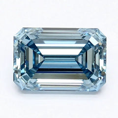 DovEggs 1.620ct Emerald F.V.Blue VS1-LAB GROWN DIAMOND-LET84C8