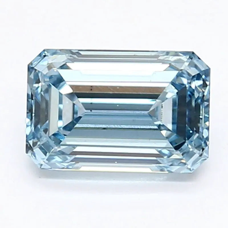 DovEggs 1.110ct Emerald F.I.Blue VS2-LAB GROWN DIAMOND-LET105C14