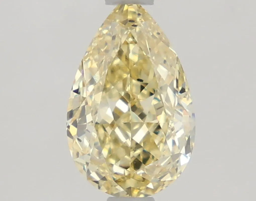 DovEggs 1.550ct Pear F.I.Yellow SI1-LAB GROWN DIAMOND-LKF05A38