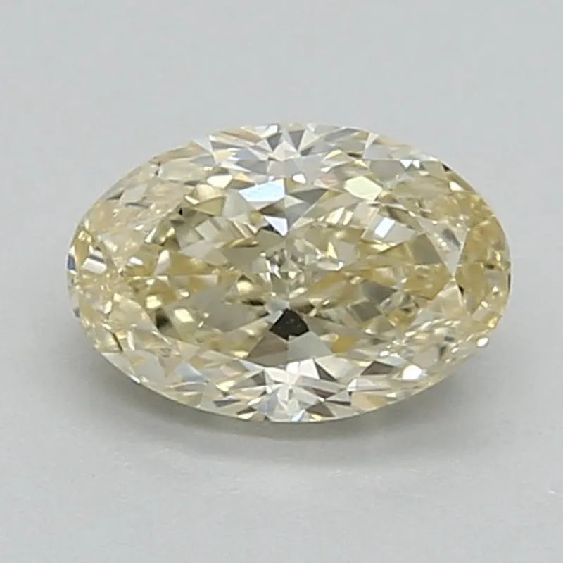 DovEggs 0.570ct Oval Modified Step F.V.Yellow VS1-LAB GROWN DIAMOND-LKF01A6