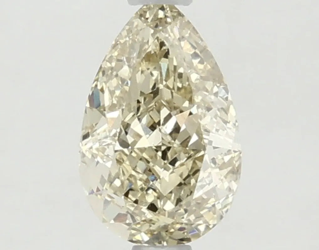 DovEggs 1.030ct Pear F.Yellow VVS2-LAB GROWN DIAMOND-LKJ04A45
