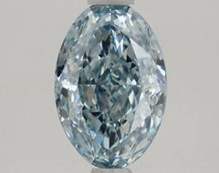 DovEggs 1.270ct Oval F.I.Blue VVS2-LAB GROWN DIAMOND-LEF115A32