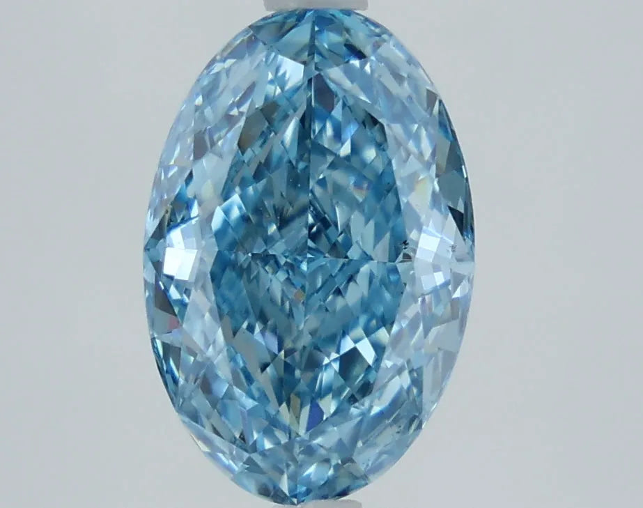 DovEggs 2.510ct Oval F.V.Blue SI1-LAB GROWN DIAMOND-LHC22A14
