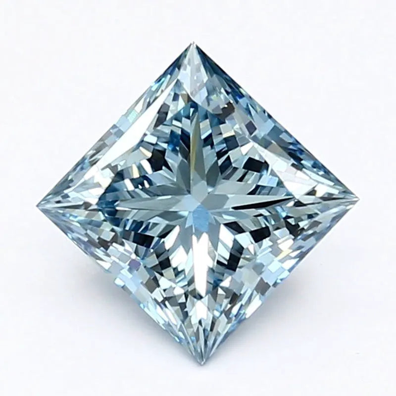 DovEggs 1.400ct Princess F.V.Blue VS1-LAB GROWN DIAMOND-LET111A13