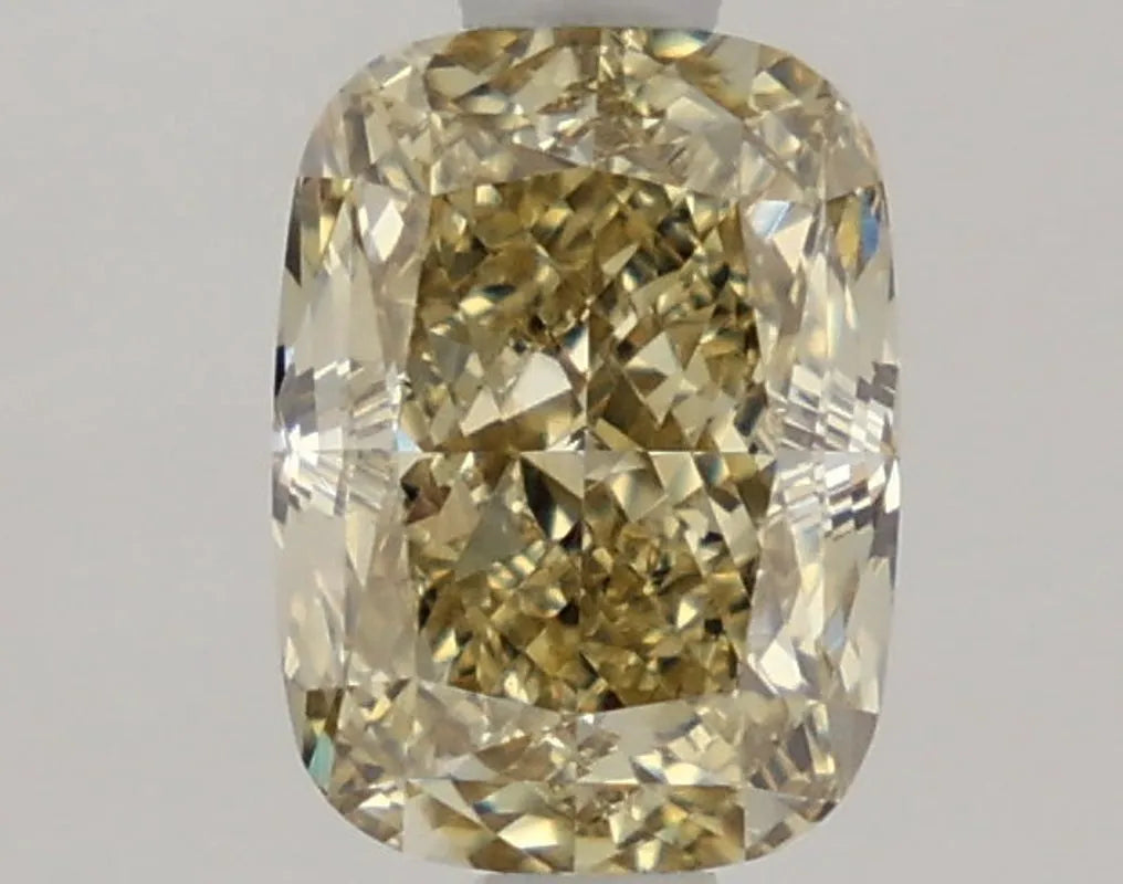 DovEggs 1.410ct Cushion F.V.Yellow VS1-LAB GROWN DIAMOND-LKJ07A33
