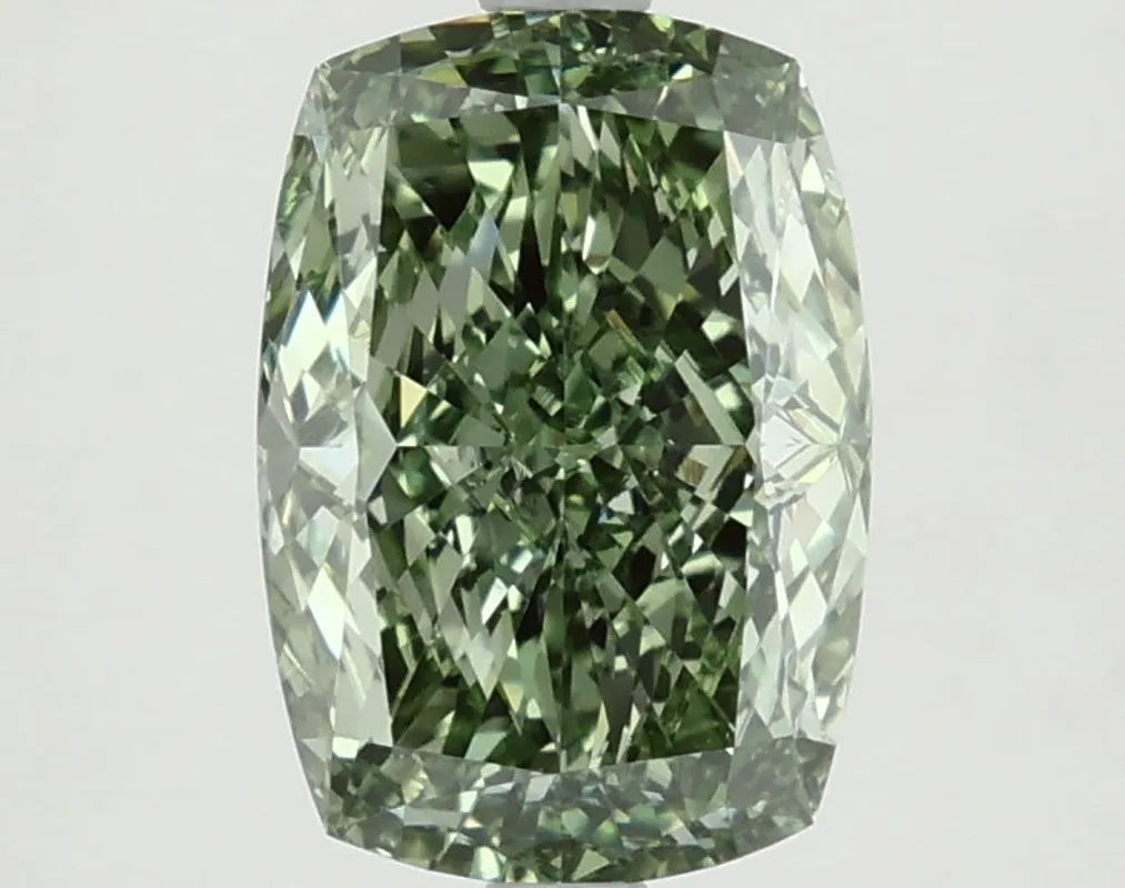 DovEggs 2.490ct Cushion F.V.Green VS1-LAB GROWN DIAMOND-LFE68A106