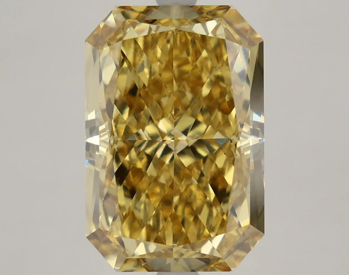 DovEggs 8.150ct Radiant F.V.Yellow VS2-LAB GROWN DIAMOND-LKF06A3
