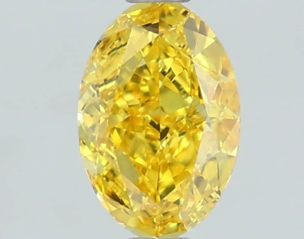 DovEggs 1.050ct Oval F.V.Yellow VS1-LAB GROWN DIAMOND-LSJ03D4