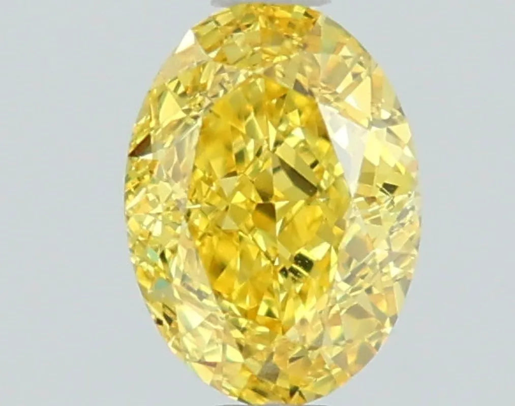 DovEggs 1.070ct Oval F.V.Yellow VS1-LAB GROWN DIAMOND-LSJ02E10