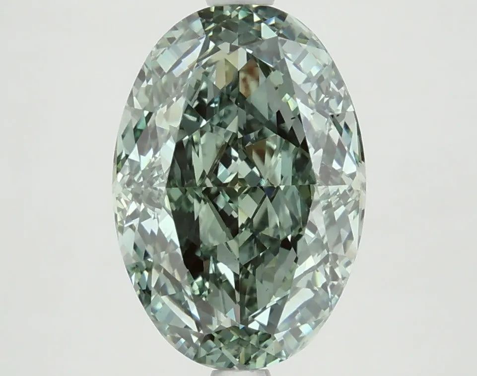 DovEggs 3.650ct Oval F.V.Green VS2-LAB GROWN DIAMOND-LFE101A117