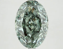 DovEggs 3.650ct Oval F.V.Green VS2-LAB GROWN DIAMOND-LFE101A117