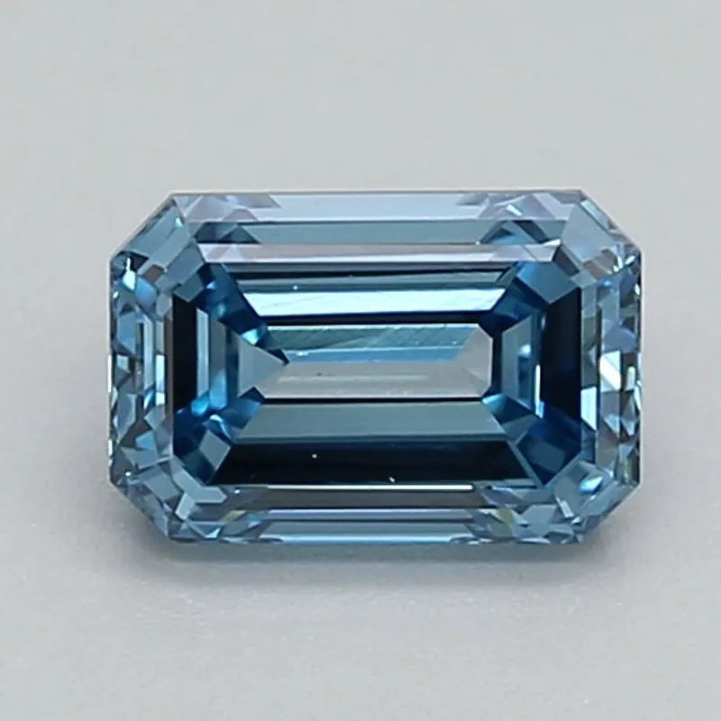 DovEggs 0.580ct Emerald F.V.Blue VS2-LAB GROWN DIAMOND-LKM07A91
