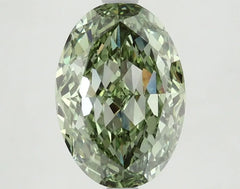 DovEggs 3.010ct Oval F.V.Green VS1-LAB GROWN DIAMOND-LEG23A22