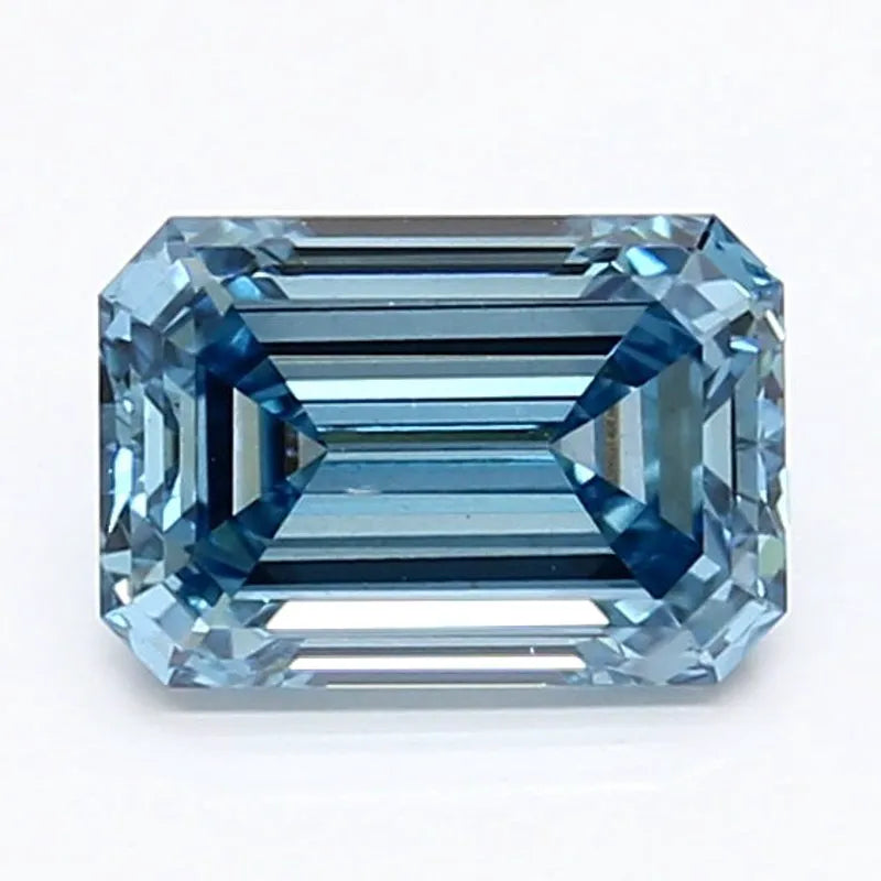 DovEggs 1.040ct Emerald F.V.Blue VS2-LAB GROWN DIAMOND-LGS301719