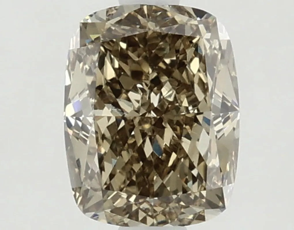 DovEggs 1.620ct Cushion F.V.Yellow VS1-LAB GROWN DIAMOND-LKJ07A12
