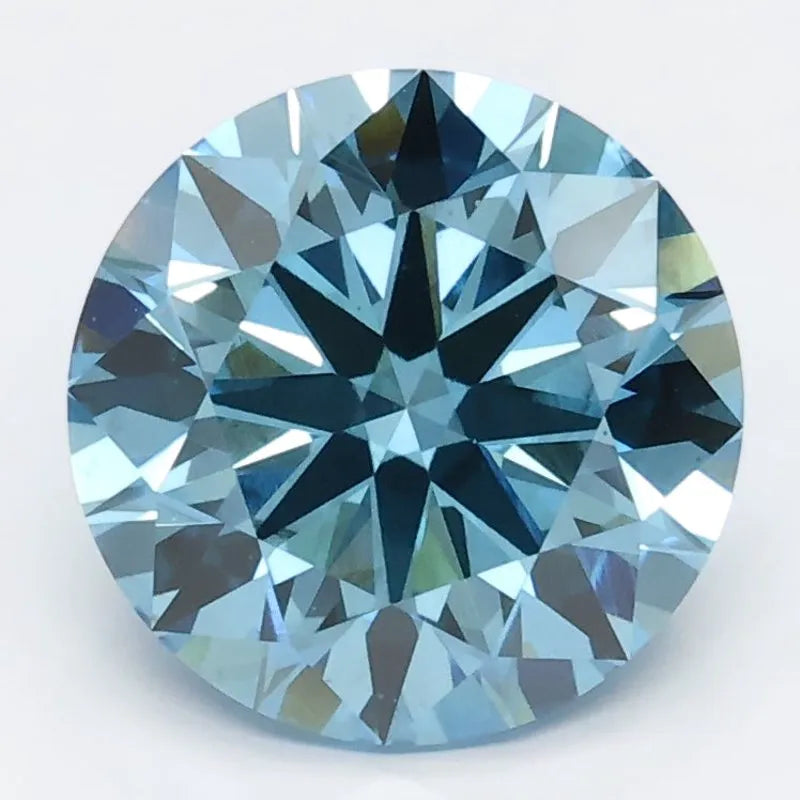 DovEggs 2.550ct Round Blue VS1-LAB GROWN DIAMOND-LGS410525