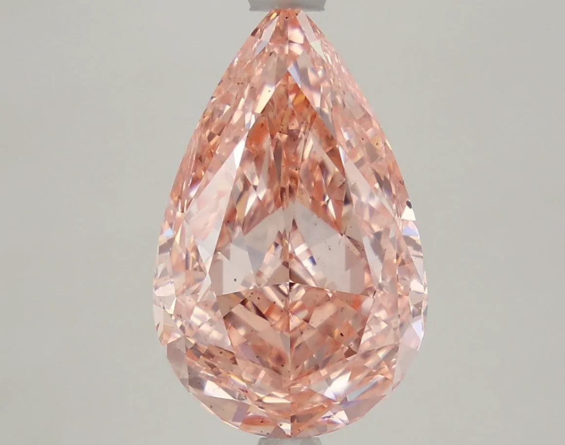 DovEggs 4.300ct Pear F.V.Pink SI1-LAB GROWN DIAMOND-LEF113A5