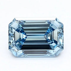DovEggs 1.810ct Emerald F.V.Blue VS2-LAB GROWN DIAMOND-LEC18H207