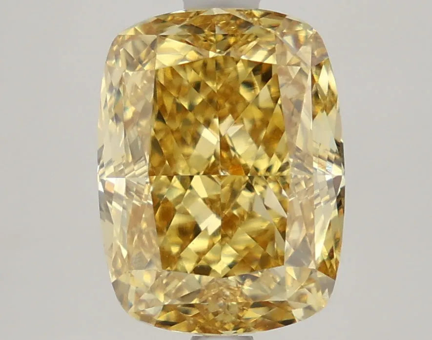 DovEggs 4.240ct Cushion F.I.Yellow VVS2-LAB GROWN DIAMOND-LKF06A33