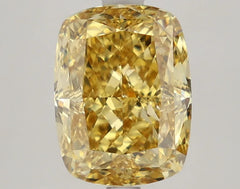 DovEggs 4.240ct Cushion F.I.Yellow VVS2-LAB GROWN DIAMOND-LKF06A33