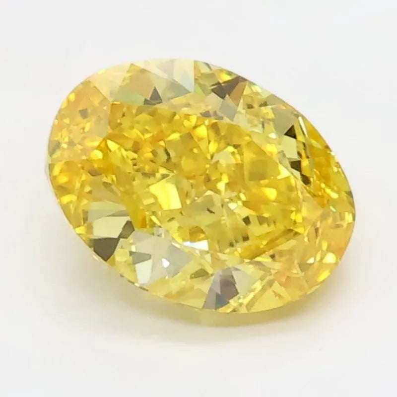 DovEggs 1.000ct Oval Yellow VS2-LAB GROWN DIAMOND-LGS411208