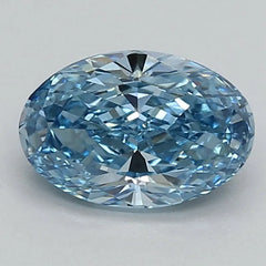 DovEggs 0.880ct Oval F.V.Blue VS1-LAB GROWN DIAMOND-LFE30A505