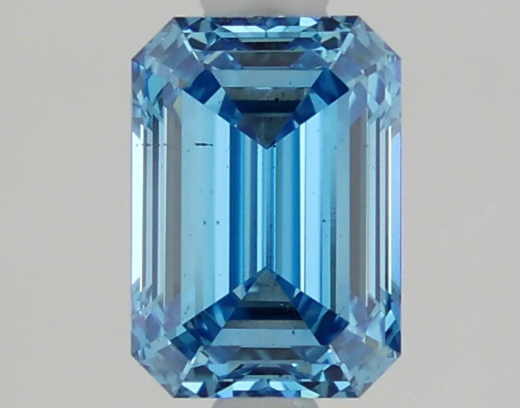DovEggs 1.500ct Emerald F.V.Blue SI1-LAB GROWN DIAMOND-LHQ41A113