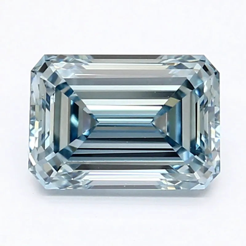 DovEggs 1.380ct Emerald F.I.Blue VS1-LAB GROWN DIAMOND-LET105C9