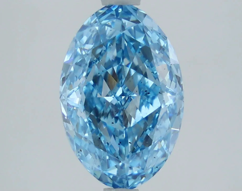 DovEggs 2.400ct Oval F.V.Blue SI1-LAB GROWN DIAMOND-LHC20A5