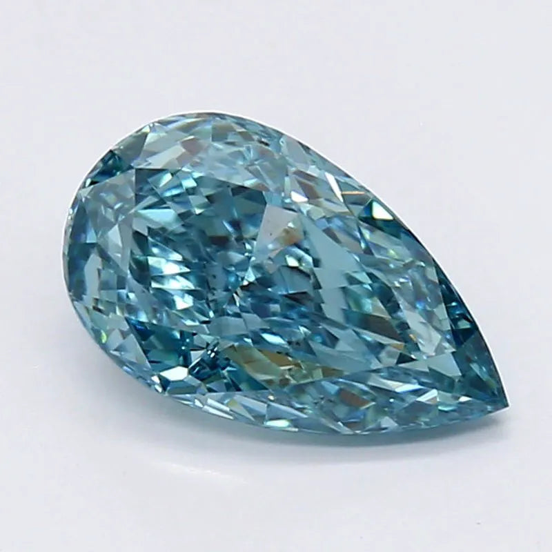 DovEggs 0.910ct Pear F.V.Blue VS2-LAB GROWN DIAMOND-LFE06A297