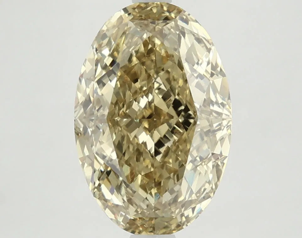 DovEggs 4.090ct Oval F.V.Yellow VS2-LAB GROWN DIAMOND-LKJ11A17