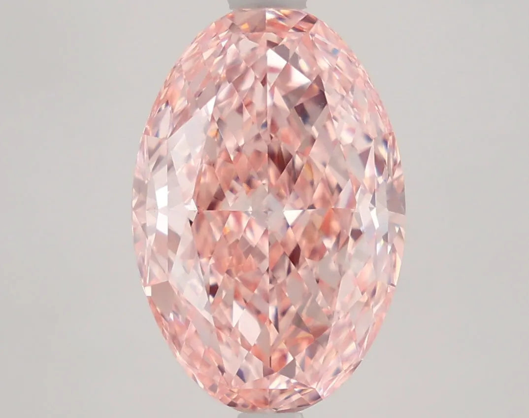 DovEggs 4.050ct Oval F.V.Pink VS1-LAB GROWN DIAMOND-LFE85A3