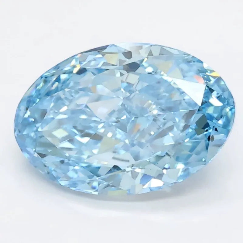 DovEggs 2.110ct Oval Blue SI1-LAB GROWN DIAMOND-LGS411186