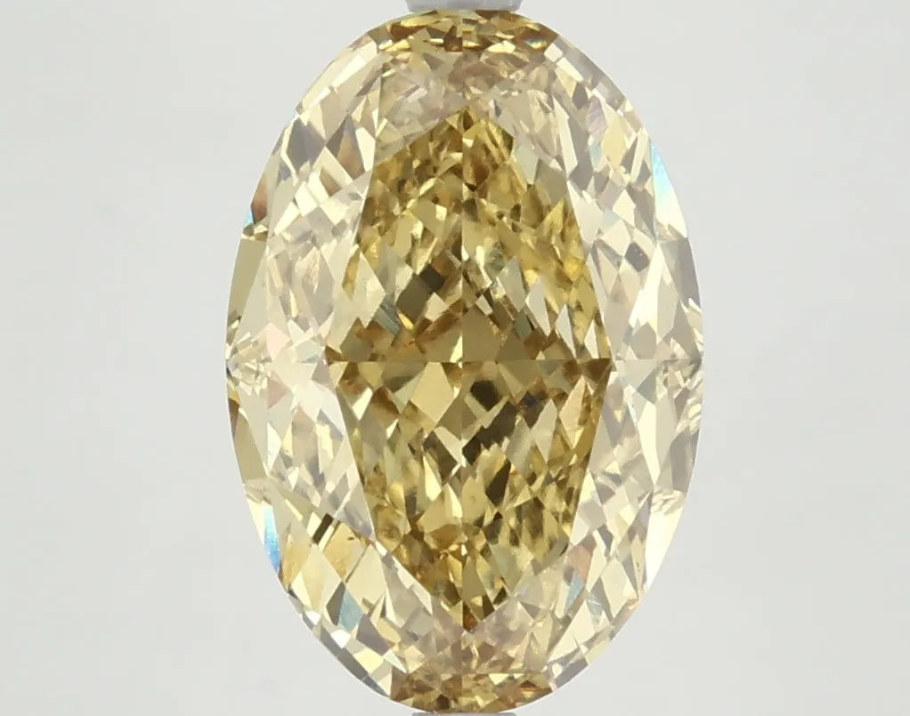 DovEggs 5.090ct Oval F.V.Yellow VS2-LAB GROWN DIAMOND-LKJ13A103