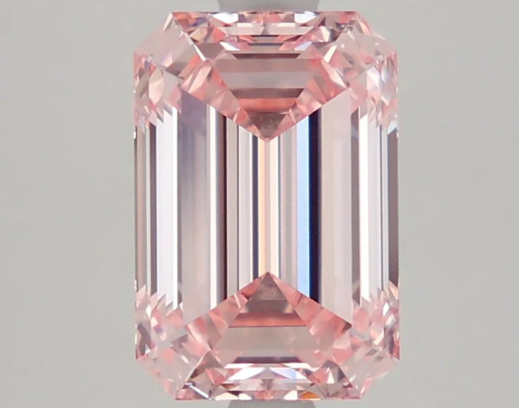 DovEggs 2.570ct Emerald F.I.Pink VVS2-LAB GROWN DIAMOND-LKP57A10