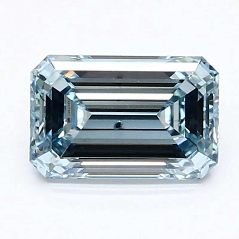 DovEggs 1.020ct Emerald F.I.Blue SI1-LAB GROWN DIAMOND-LET96G212