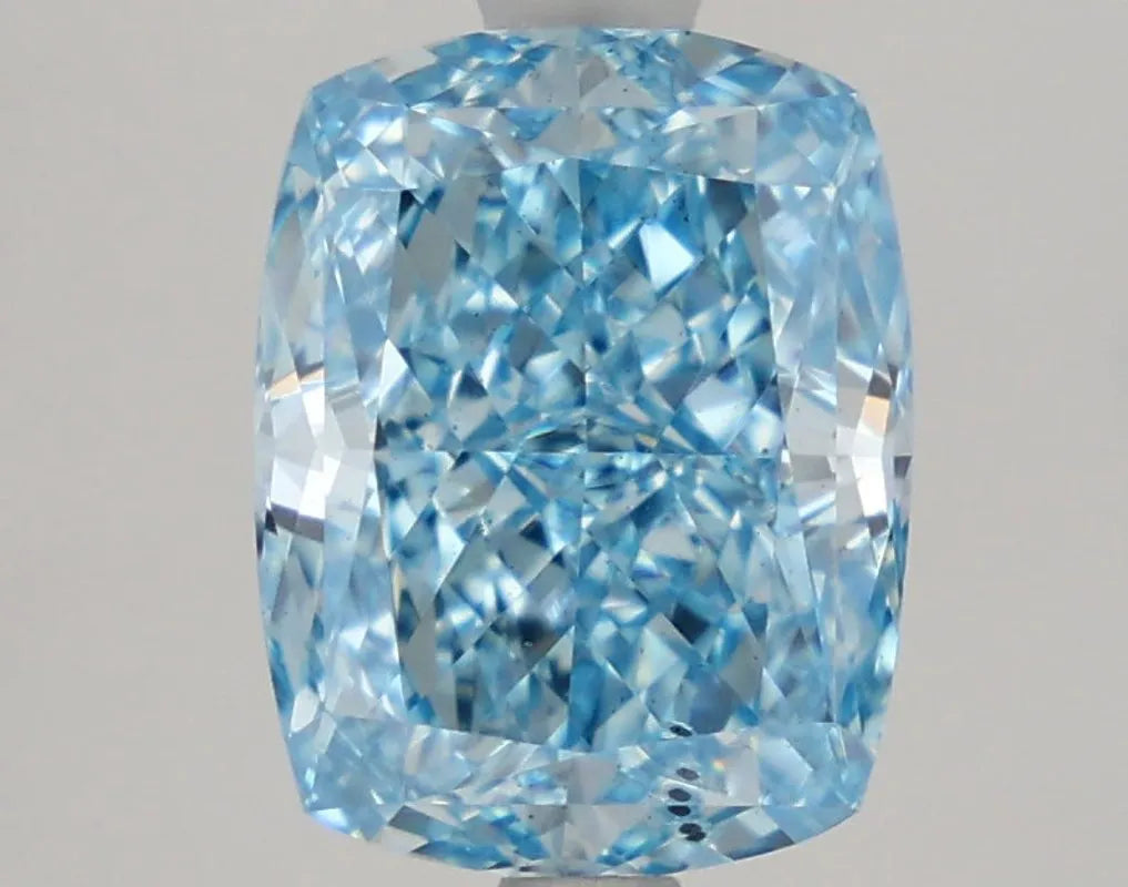 DovEggs 2.810ct Cushion F.V.Blue SI1-LAB GROWN DIAMOND-LHD57A8