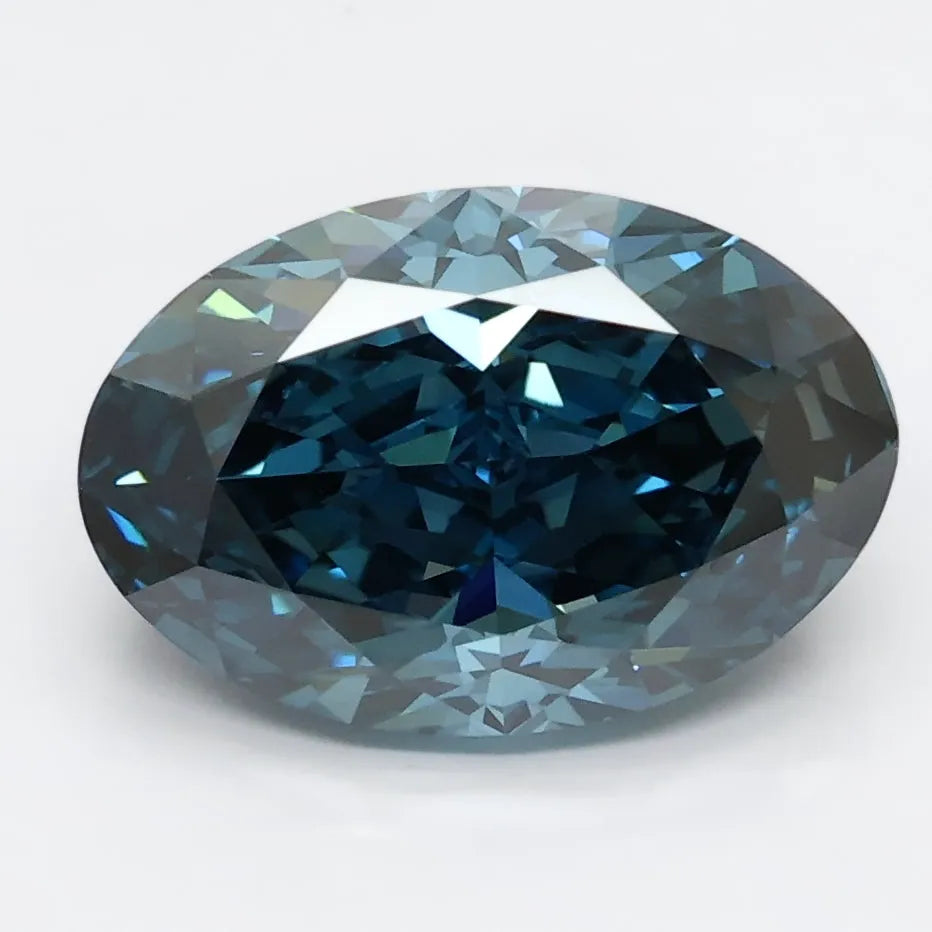 DovEggs 3.110ct Oval Blue VS1-LAB GROWN DIAMOND-LGS410512