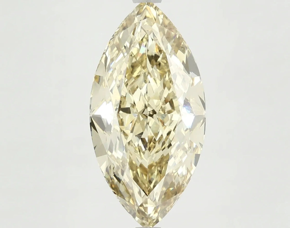 DovEggs 4.910ct Marquise F.V.Yellow VS1-LAB GROWN DIAMOND-LKF03A6