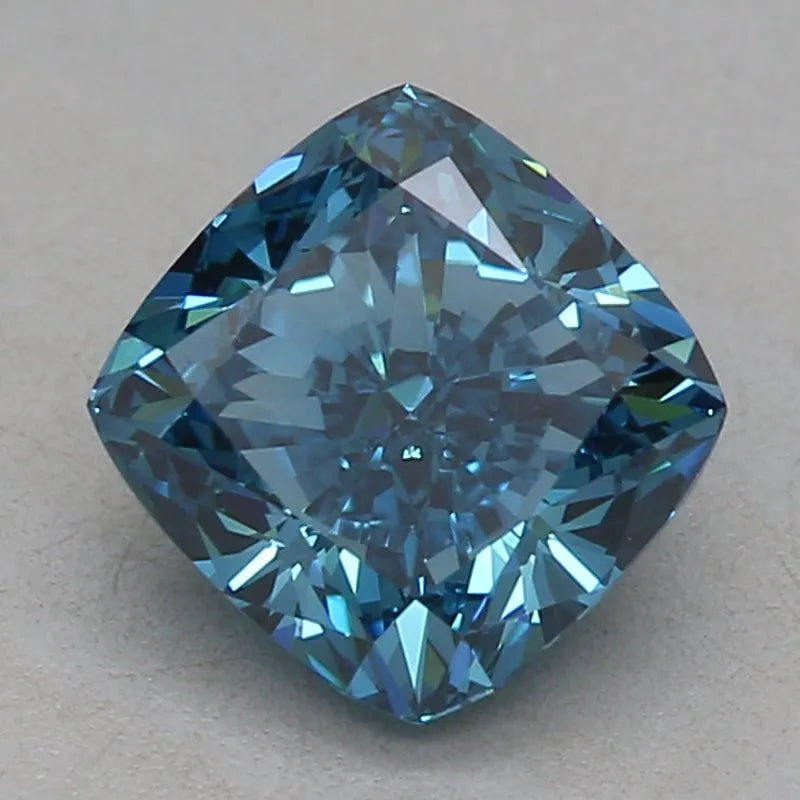 DovEggs 1.070ct Cushion F.Dk.Blue VS1-LAB GROWN DIAMOND-LGKN17